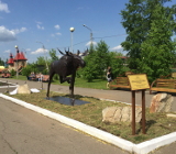 Памятник лосю