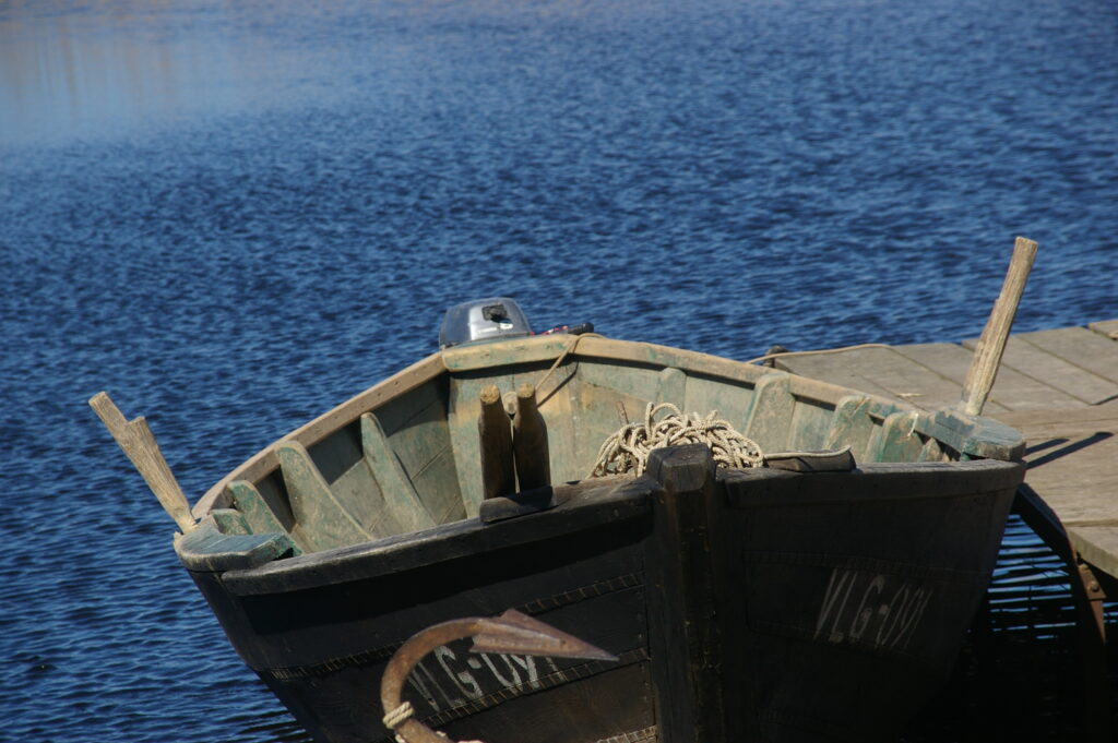 Старинные лодки Причудья