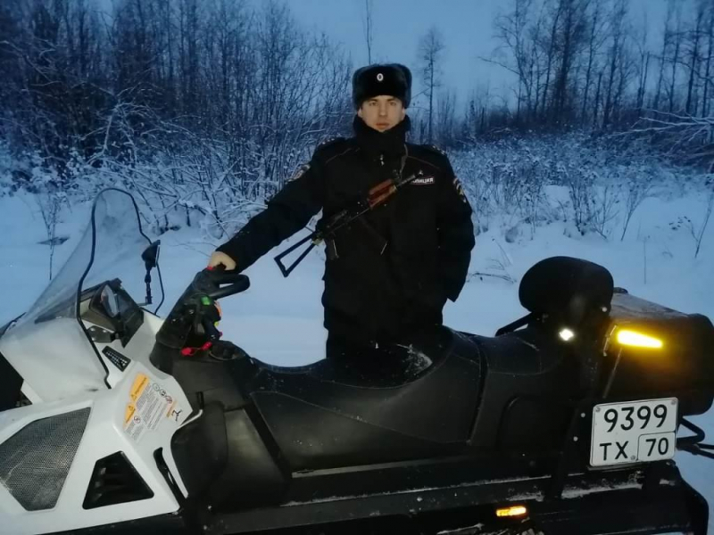 В Томской области полицейские спасли охотника в тайге
