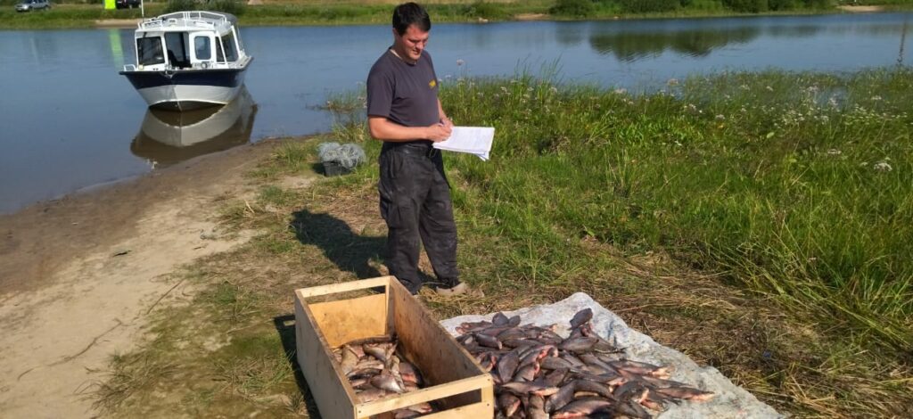 На Рыбинском водохранилище поймали браконьеров с сетями