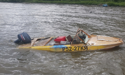 В Чувашии полицейские спасли рыбаков с перевернувшейся лодки